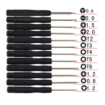 

12 Pcs Set Mini Multi-Function Magnetic Precision Screwdriver Set for Apple iPhone 7 Samsung HTC Phone Tablet PC ect
