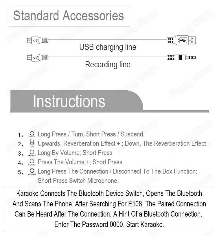 Беспроводная система караоке Bluetooth умный микрофон открытый динамик встречи волшебный голосовой чейнджер супер бас микрофоны для мобильных телефонов