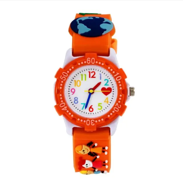 

2018 hot sell 1PC Girls' silicone Jelly Watch waterproof kids cartoon watches with glow in the dark needle Children watch
