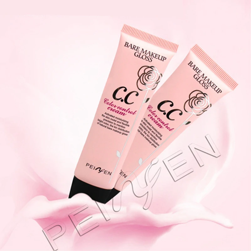 

Professional Face Makeup Cosmetics Rose Full Cover Concealer White Matt Mineral Foundation Liquid BB Cream Makeup