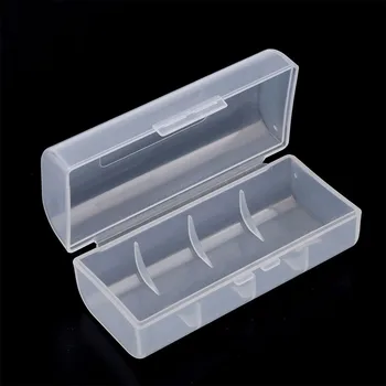 

Portable Transparent Clear 26650 Battery Storage Box Lithium Rechargeable Battery Case Organizer Container