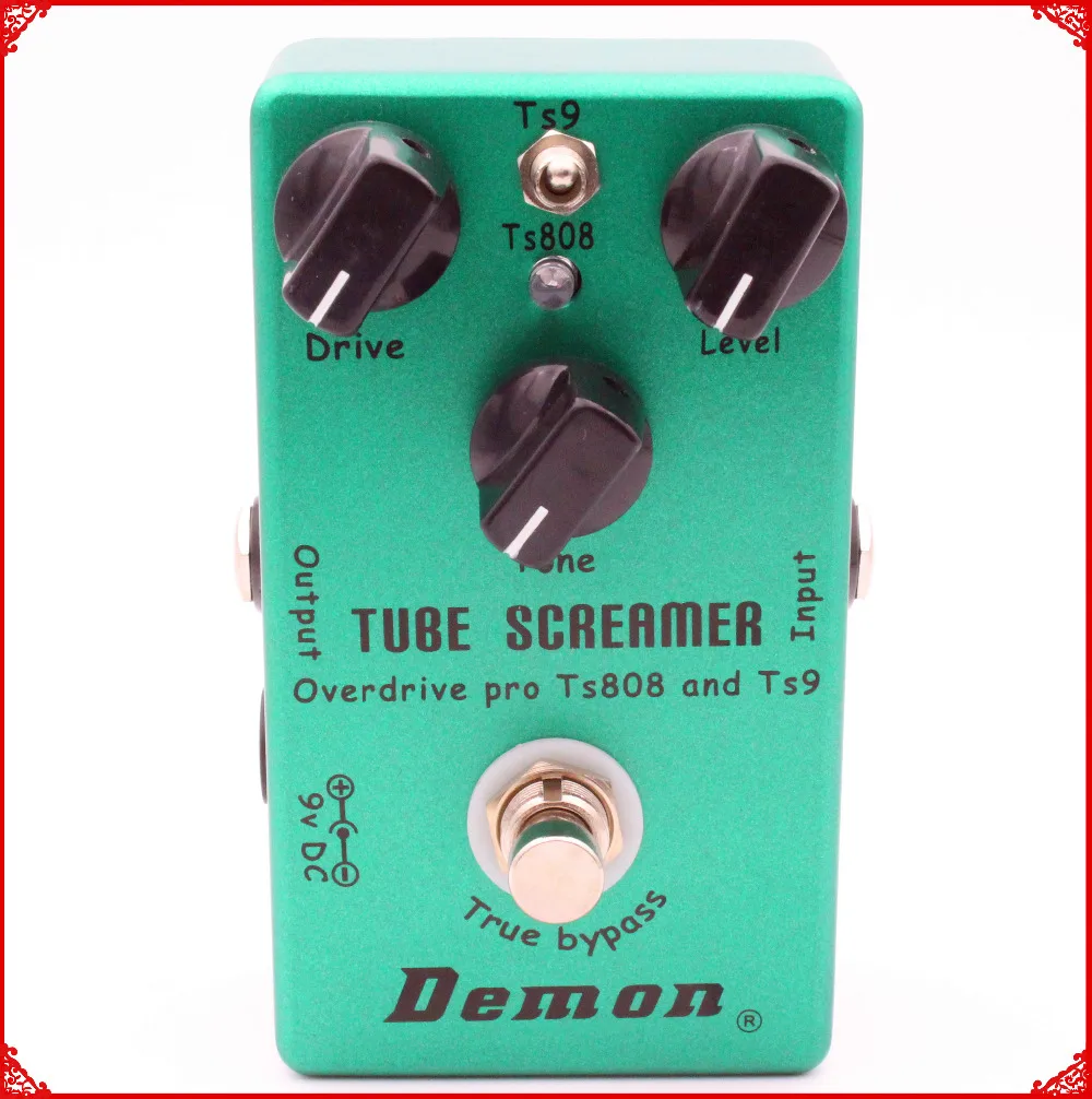 Hand Made Guitar Effect Pedal TS9 And TS808 Tube Screamer 2 In 1 Overdrive