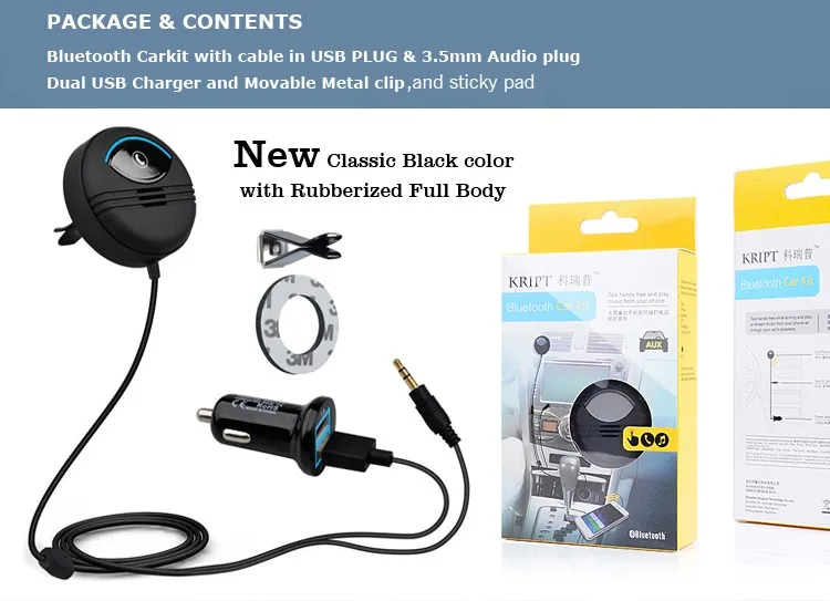 Kript BTS01 Bluetooth Car Kit World of Bluetooth