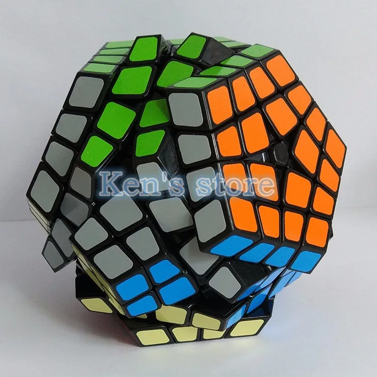 Shengshou Mestre Kilominx Cubo Mágico Profissional 4x4x4 Pvc & Matte Stickers Megaminx Enigma Velocidade Brinquedos Clássicos New 7 master kilominx