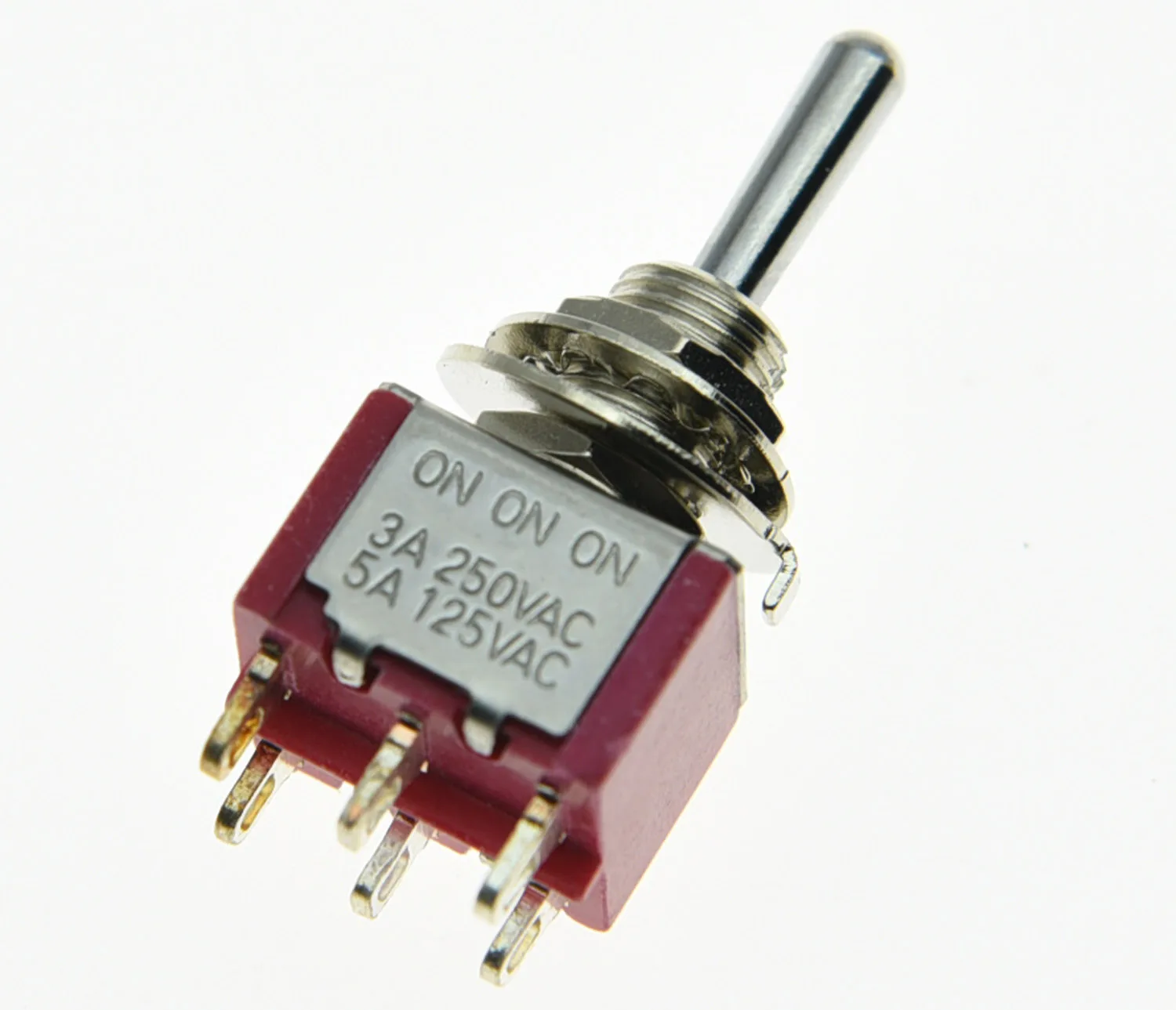 Мини переключатель KAISH 3x DPDT 6 Pin 3 Way ON/ON Guitar SALECOM для автомобилей/лодок|guitar switch way|guitar