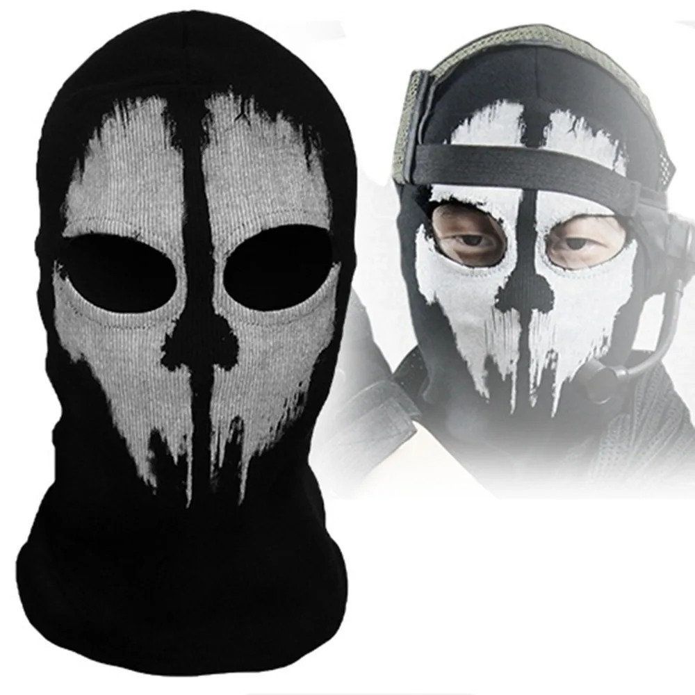 

Halloween Ghost Skull Motorcycle Ghost Mask Cycling Full Face Game Cosplay Mask Protection