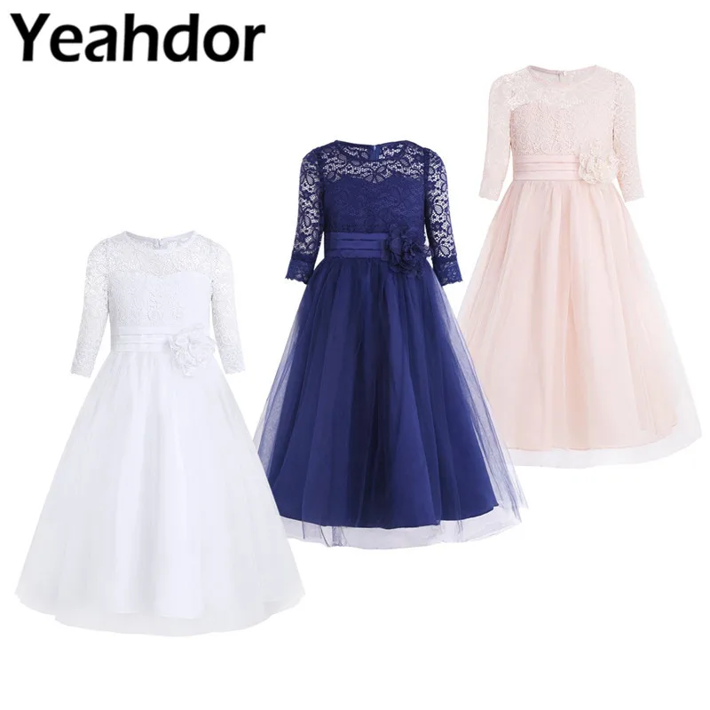 mesh flower girl dresses
