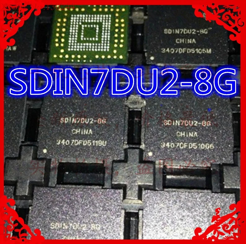 

1pcs/lots SDIN7DU2-8G SDIN7DU2 eMMC memory flash chip with firmware for S3 mini I8190 .