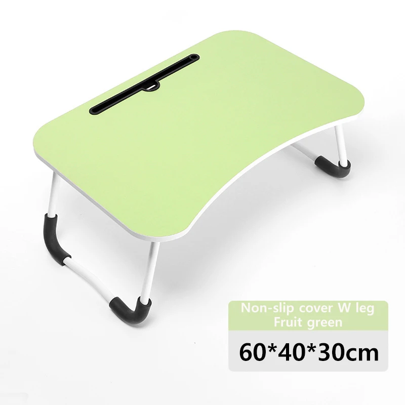 Простой компьютерный стол для студенческого общежития кровать стол складной стол многофункциональный ноутбук стол модная мебель для спальни - Цвет: Y-green