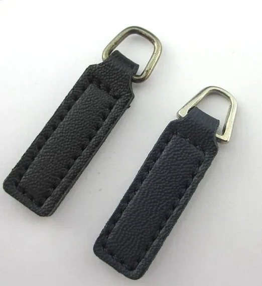 25 stücke leder Zipper Pull schnur verschluss für NO. 3 & 5