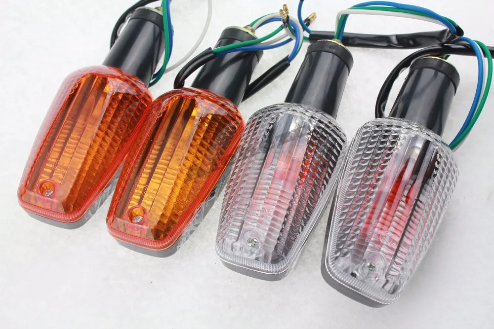 Akozon Turn Signal Light 1 Pair Motorcycle Modified Accessories Turn Signal Indicator Lamp for CRF250L CB400 SUPER CB600F HORNET CB900F HORENT RVT1000R RC51 Black Gray Akozon Turn Signal Light 1 Pair Motorcycle Modified Accessories Turn Signal Indicator Lamp for CRF250L CB400 SUPER CB600F HORNET CB900F HORENT RVT1000R RC51 Black Gray