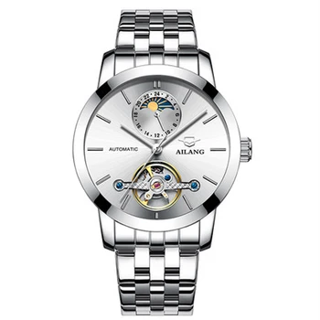 

AILANG Men Mechanical Watches Watches Automatic Self Wind Stainless Steel Complete Calendar Water resistant watch brand