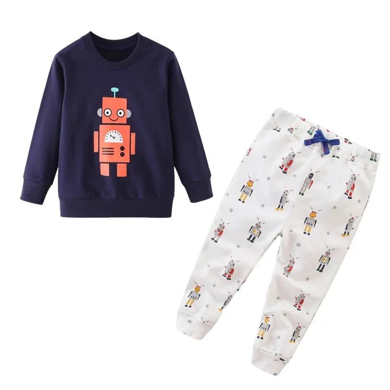 Детская зимняя одежда; комплекты одежды с героями мультфильмов для маленьких мальчиков; теплые комплекты с милым принтом кролика для маленьких мальчиков и девочек; детская одежда