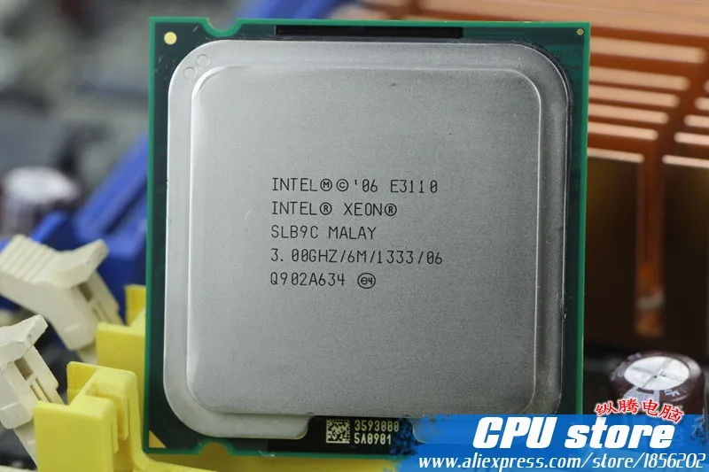 SLAPM Intel Xeon E3110 Dual-Core 3.0GHz/6M/1333 Socket LGA775 Processor CPU 