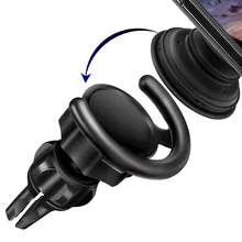 Автомобильный держатель для телефона Air Outlet 360 градусов вращение Портативный Легкий поперечный зажим подушка безопасности кронштейн поп-подставка гнездо