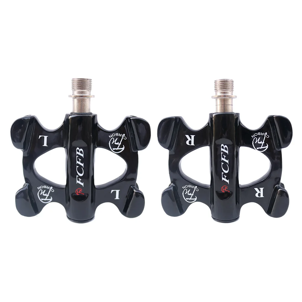 FCFB ultralight Carbon fibre peda MTB road bike bearing pedal cycling mountain bicycle carbon