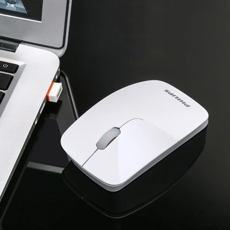 Philips SPK7402 оригинальная 2 4G Беспроводная оптическая мышь с 1600 точек/дюйм для