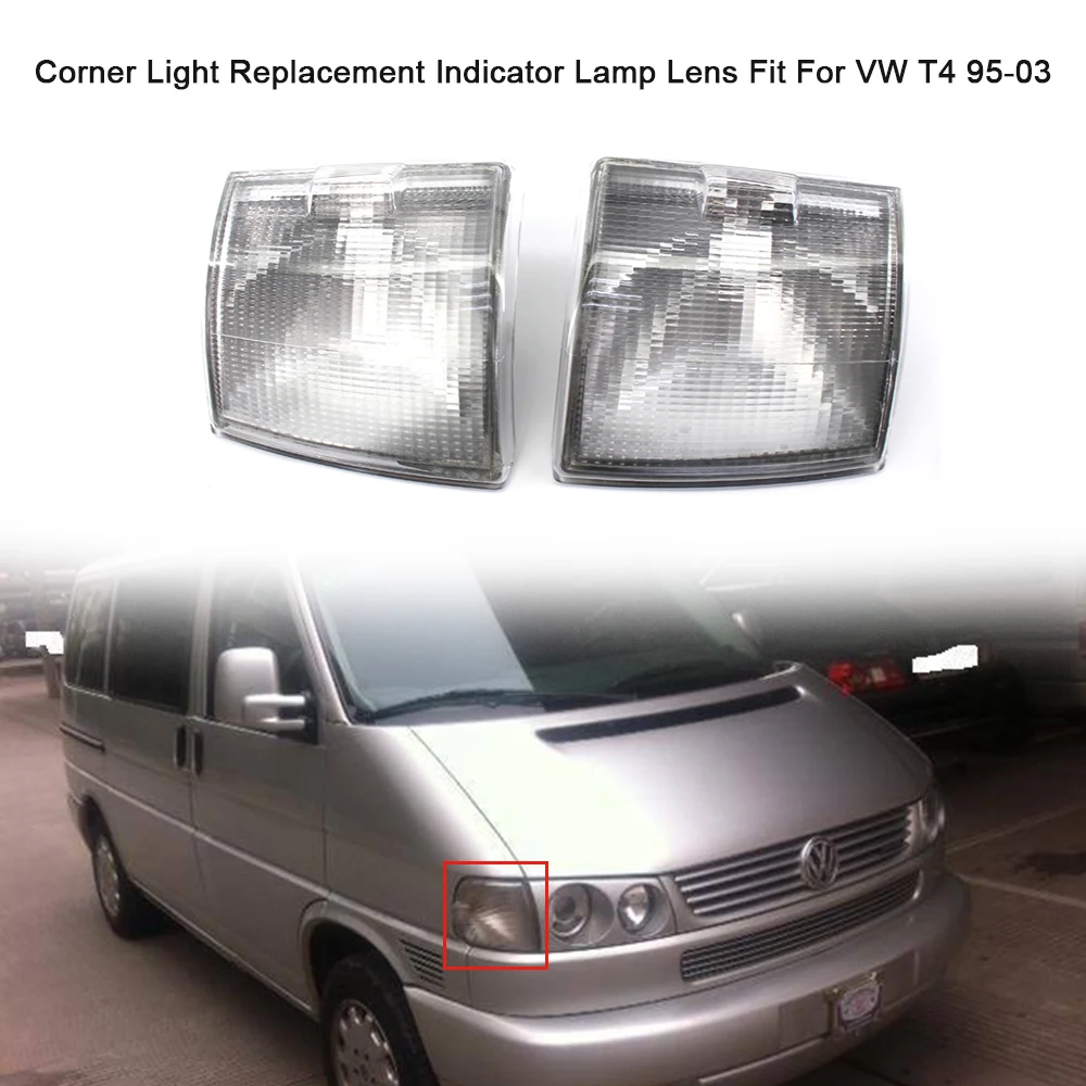 

KKMOON Corner Light Lens Replacement Clear Lens Indicator Lamp Lens Fit For VW T4 95-03