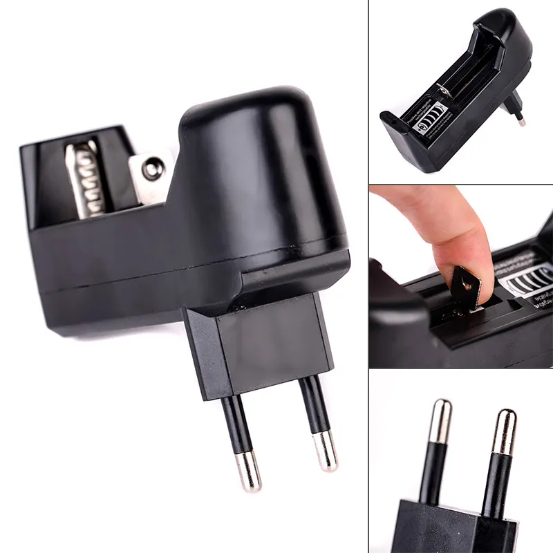 

Mayitr 1pc New EU Plug 18500 Battery Charger Universal Battery Charger For 17670 18650 Rechargeable Li-Ion Battery