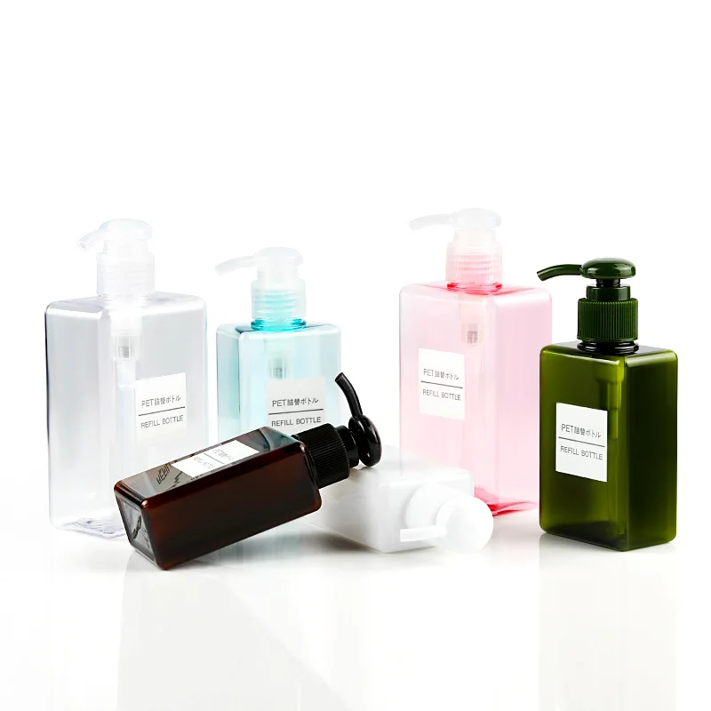 Download 100ml 150ml 250ml Empty Soap Shampoo Pump Square Bottle ... Yellowimages Mockups