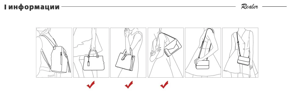 REALER натуральная кожа сумка женская на плечо, сумка дамская с короткими ручками, большая сумка мешок модного стиля для женщин