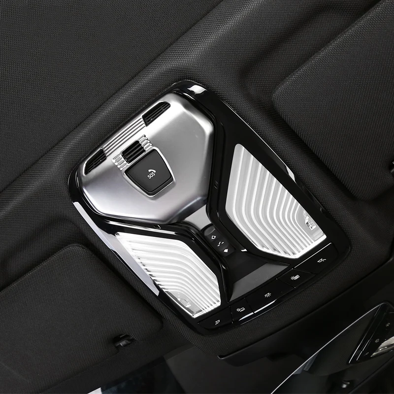 

ABS хром для BMW 5 серии G30 2017 2018 автомобильный передний абажур для чтения крышка отделка аксессуары для интерьера Стайлинг