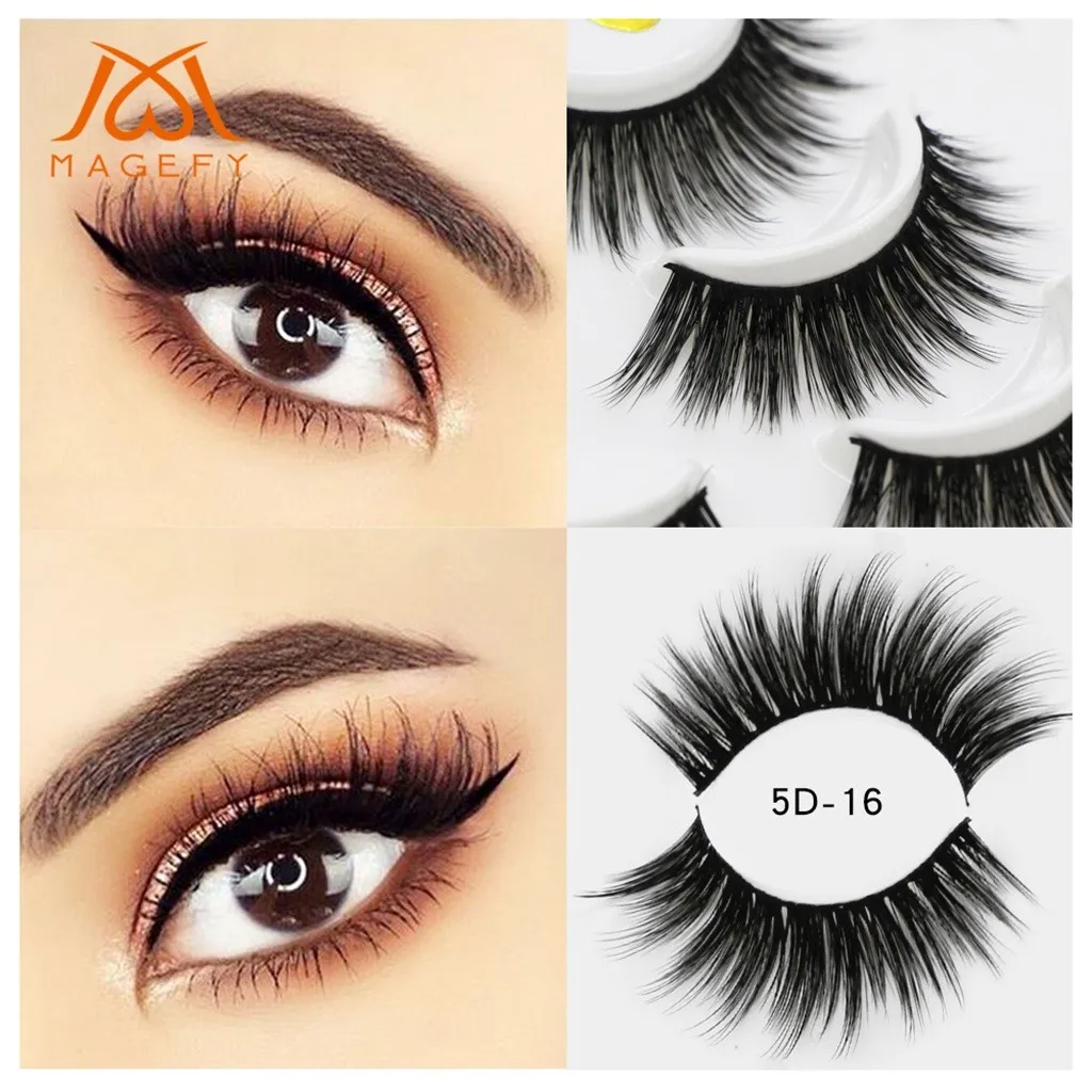 

7 Pairs Of Lotuses With 5d mink lashes eyelash extension And Natural Dense fake eyelashes mink eyelashes for beauty