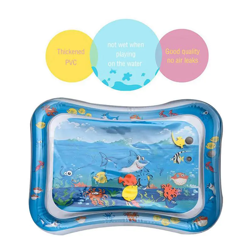 Детские воды Игровой Коврик Надувной утолщенный ПВХ для времени животика Playmat Малыш Весело подвижная игра центр водяное сиденье для младенцев
