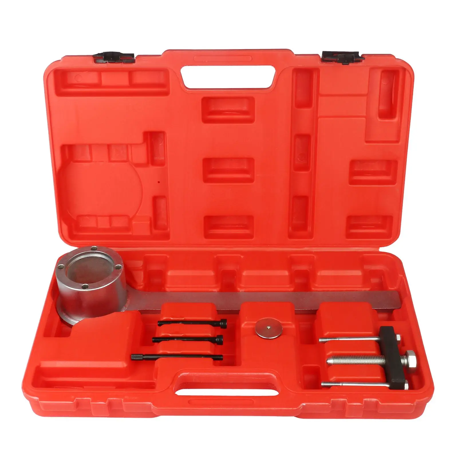 

TULANAUTO Crankshaft Pulley Removal and Holding Tool is Compatible with Repair and Replace For Jaguar Land Rover V8 Engines