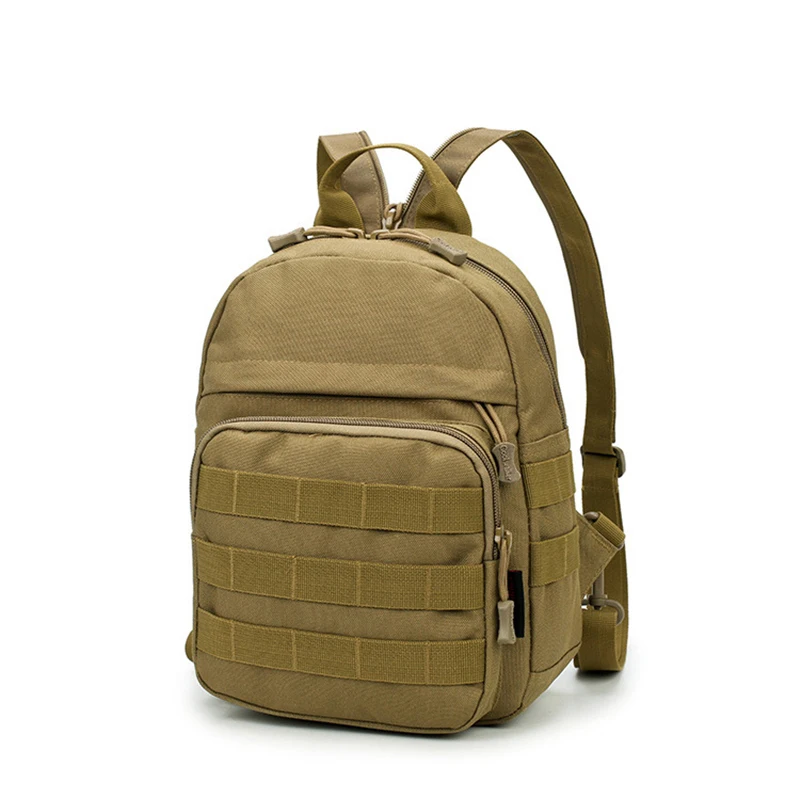 

Men's Casual Travel Mountaineering Bags Small capacity Multifunction Bag camouflage Oxford 12 inch computer backpacking