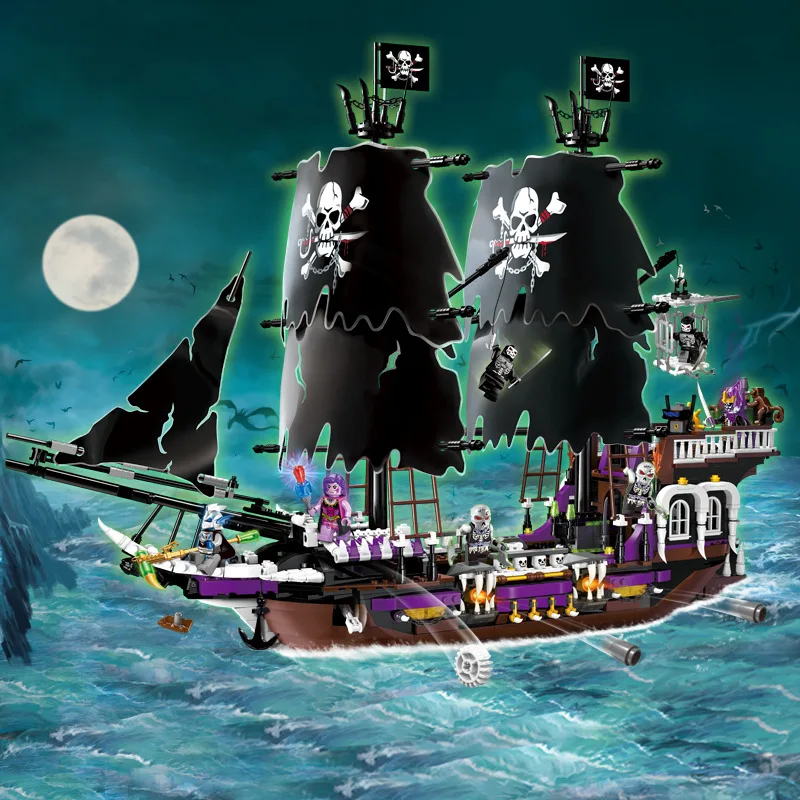 

Enlighten Pirate Educational Building Blocks Toys For Children Gifts Knight Magi Ship Undead Compatible Brand