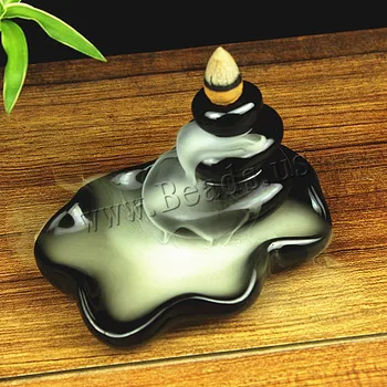 

Ceramic Backflow Incense Burner Creative Home Decor Portable Incense Holder Censer Smoke Waterfall Aromatherapy Censer