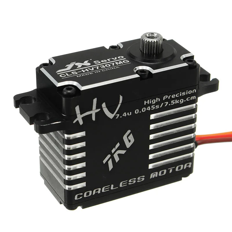 

Original JX CLS-HV7307MG 7KG HV High Precision Steel Gear Digital Coreless Lock Tail Servo