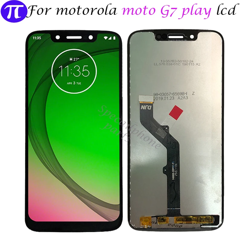 

New High Quality For Motorola Moto G7 Play LCD Display Touch screen Panel Digiziter Assembly For moto G7 Play xt1952 lcd