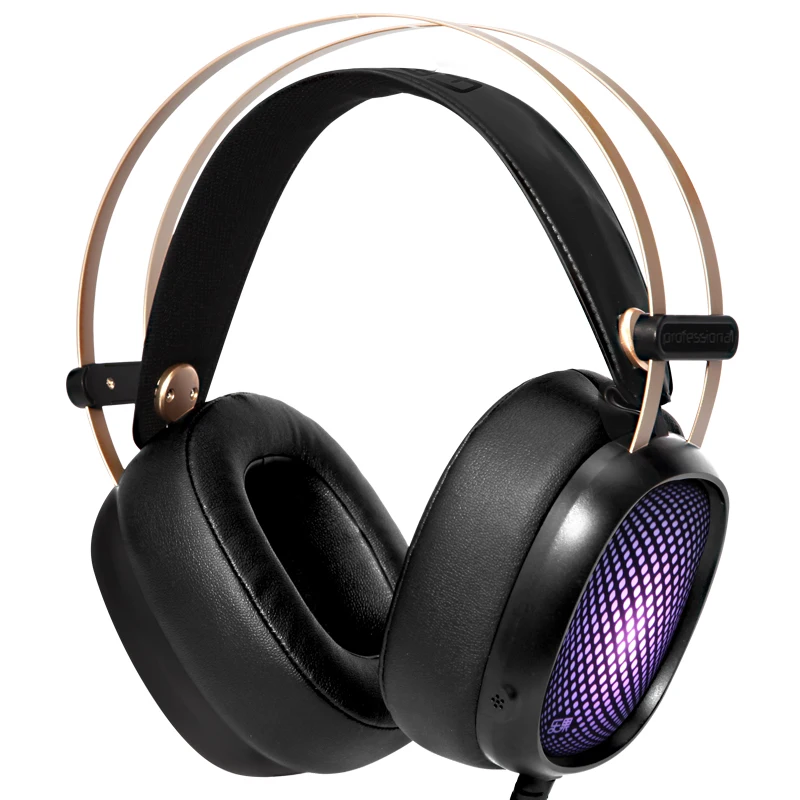 

G20 HI-FI Stereo Gaming Headset Headphones Earphones Earbuds with Microphone, In-Line Volume Control, LED Lights for PC Computer