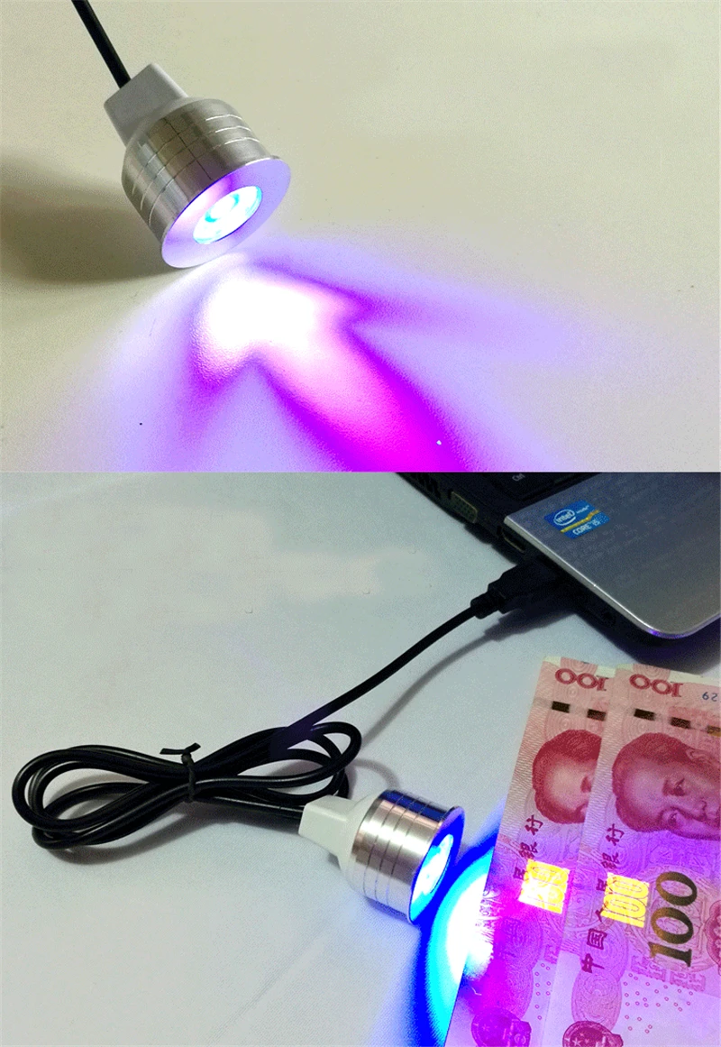 395 wavelengt USB фотополимеризатор Светодиодный УФ фонарик зеленый масляный мобильный телефон ремонт теневая Ультрафиолетовая лампа для гель-лака