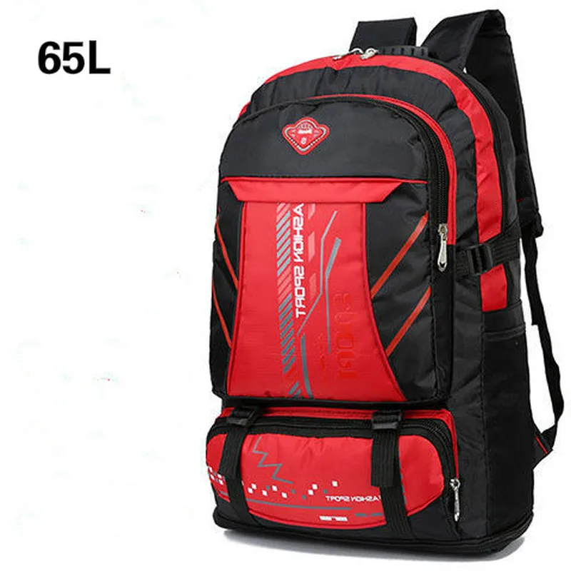 Большой 65L мужской женский рюкзак, дорожные сумки, вместительный багаж, функциональная Водонепроницаемая спортивная сумка на выходные, сумка для переноски, luis vuiton