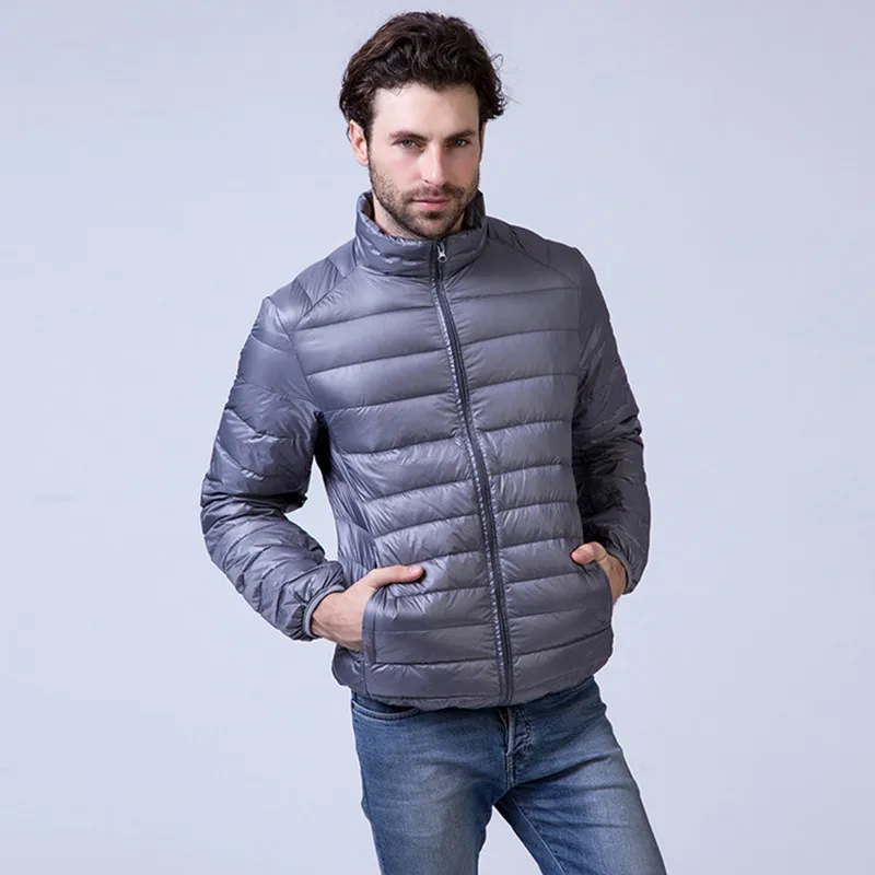 2016 winter new men's ultra thin models down jacket men short paragraph ...