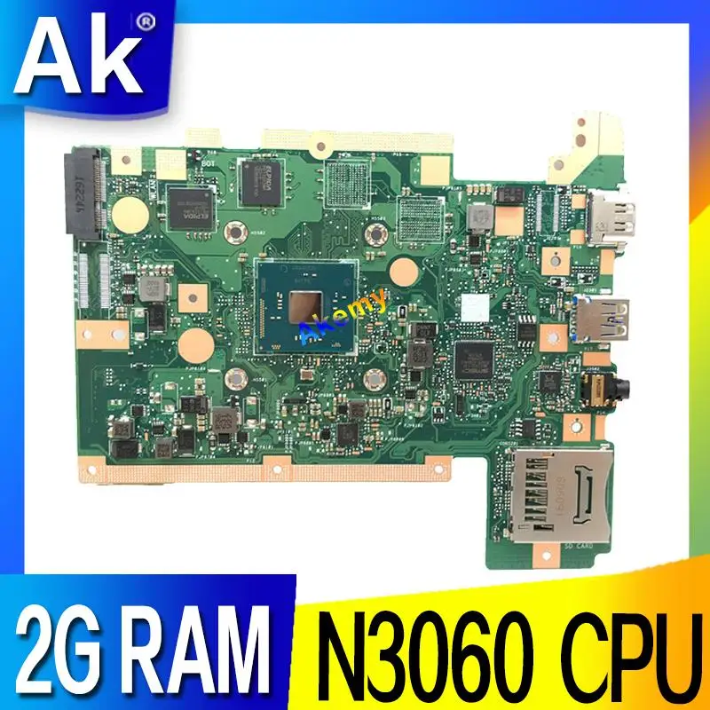 C202SA материнская плата для ноутбука ASUS C202SA C202S C202 тестовая оригинальная материнская плата N3060 cpu 2G ram EMMC-16G