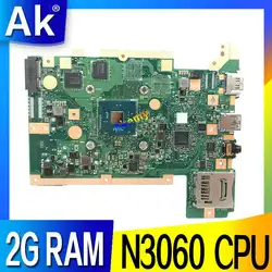 C202SA материнская плата для ноутбука ASUS C202SA C202S C202 Тесты Оригинал материнская плата N3060 Процессор 2G Оперативная память EMMC-16G