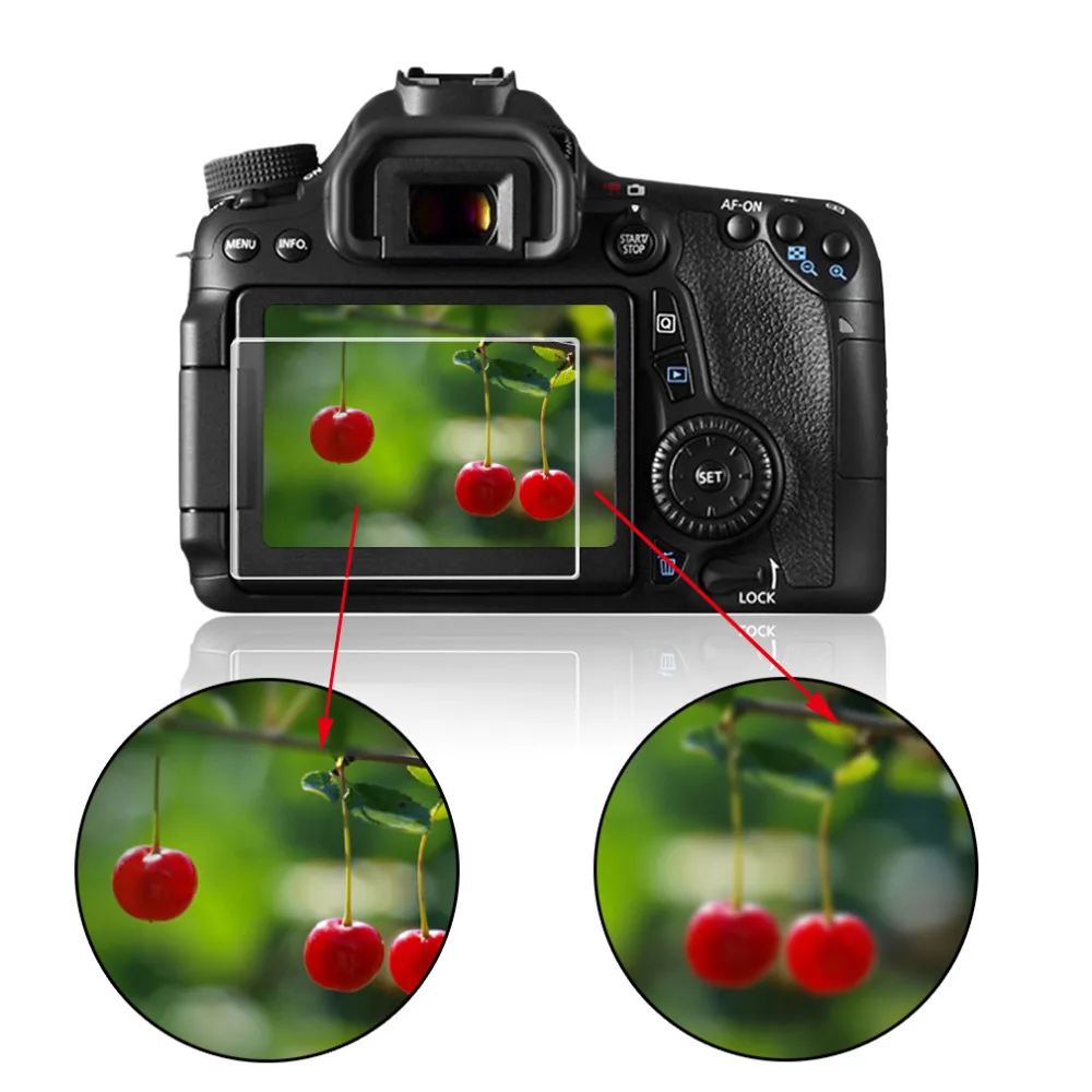 100PCS Tempered Glass Screen Film For Olympus EM10