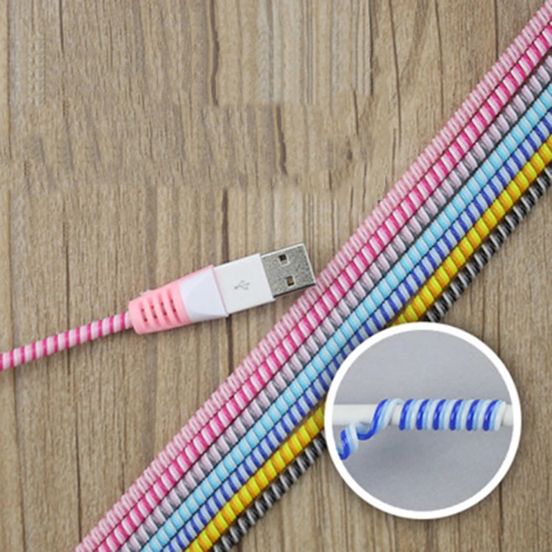 

1pcs Cable Protector Earphone Cable Organizer Desk Set Wire Storage Data Line Holder Winder Wrap Cord Cable Desk Accessories