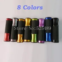 Universal Manillar de La Motocicleta Puños de Aluminio y Caucho 7/8 ”22mm Motocross Apretones de Manillar de Moto Accesorios de Motos