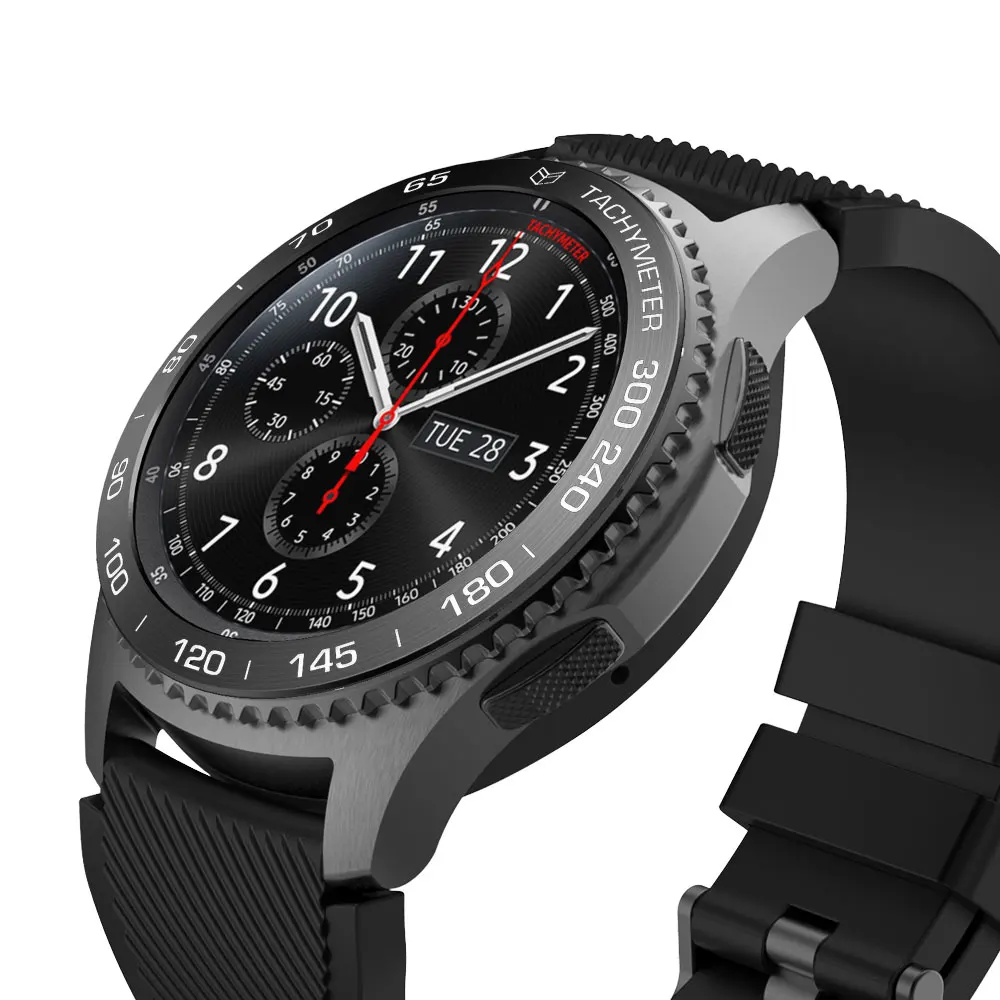 Ободок для Galaxy Watch 46 мм ободок кольцо Крышка для samsung gear S3 Frontier/S2 SM-R720 против царапин умный браслет чехол с металлическим кольцом