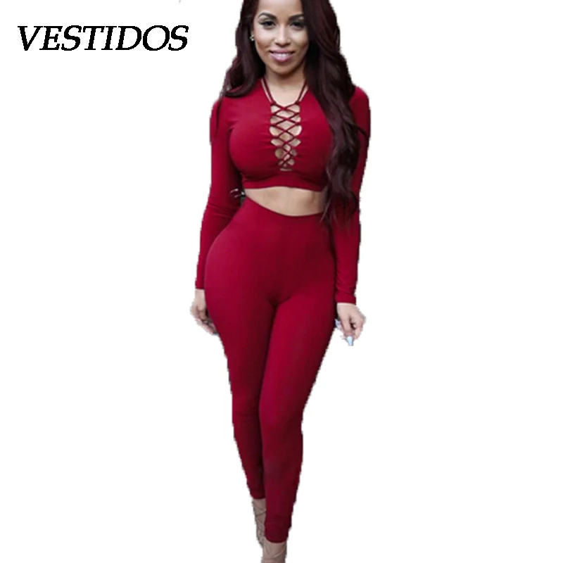 2 Piece Set Women Rompers Womens Jumpsuit Black Bandage