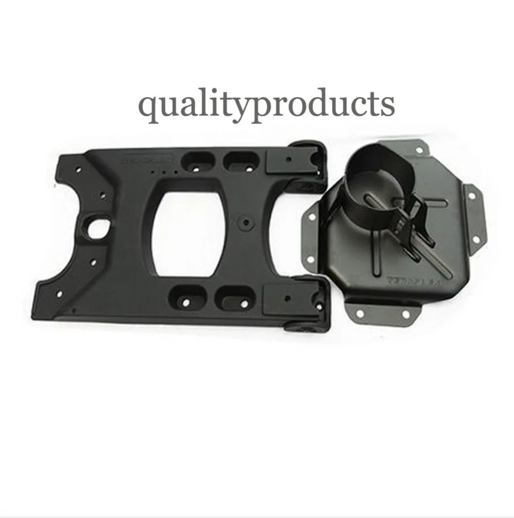 soporte de bandera base para neum/áticos de repuesto para Wrangler JK 2 o 4 puertas de 2007 a 2017 Soporte para antena de radio CB para coche de color negro