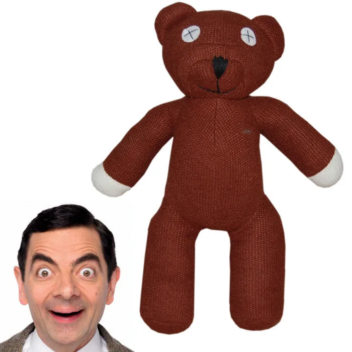 

1piece 9'' 23cm Mr Bean Teddy Bear Animal Stuffed Plush Toy Brown Figure Doll Children Free shipping Retail