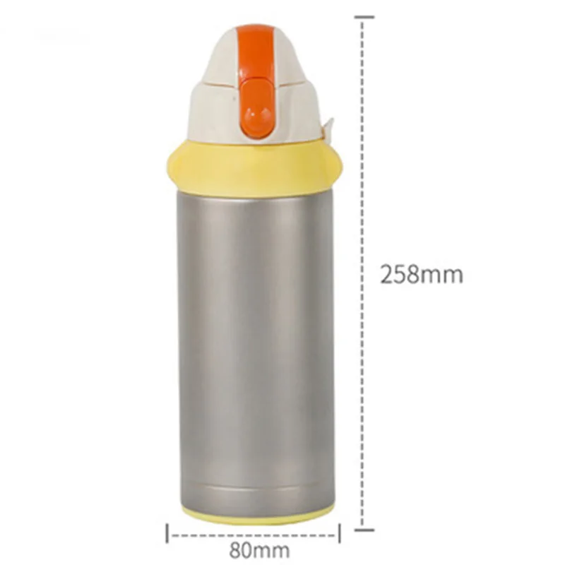 Titanium Vacuum 600Ml Children'S Portable Water Bottle Kids Flask Cup Healthy Baby Tea Mugs Ice