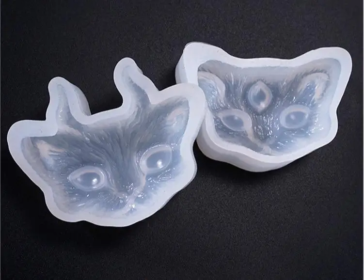 1 шт. дьявол кошка с рогом или глазом силиконовая форма ожерелье подвеска