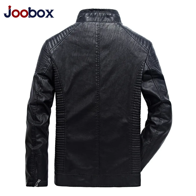 JOOBOX العلامة التجارية 2018 الخريف الشتاء أفضل بيع الأزياء بو فو سترة جلدية الرجال نوعية جيدة عارضة ضئيلة الرجال سترة دافئة معطف JOOBOX العلامة التجارية 2018 الخريف الشتاء أفضل بيع الأزياء بو فو سترة جلدية الرجال نوعية جيدة عارضة ضئيلة الرجال سترة دافئة معطف